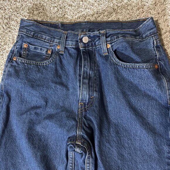 Levi’s 565 Relaxed Straight Fit Jeans Men’s 30x32 Blue Denim Mid Rise - Picture 3 of 9